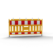 Schake EURO2 | panel fence | YELLOW | barrier type NOX red / white | film RA1/A | with lamp adapter